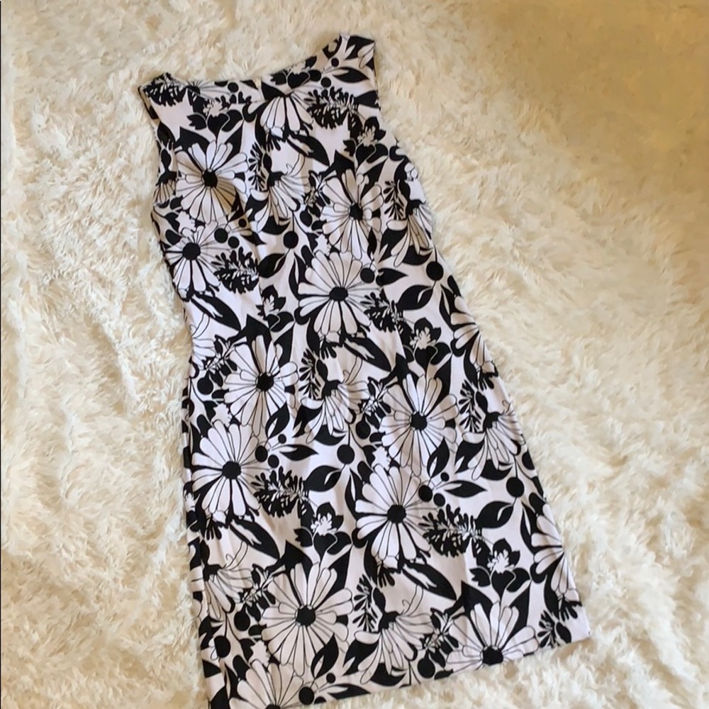 Black and white dress
